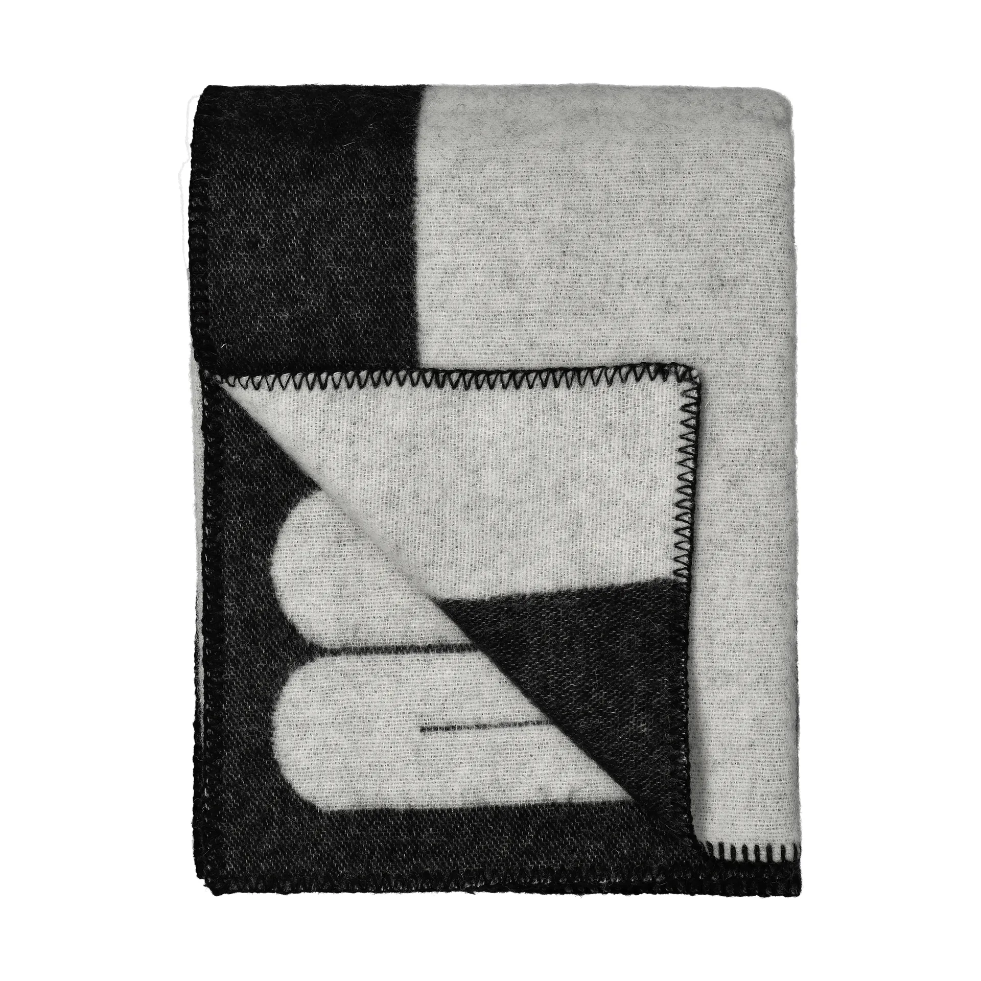 듀얼리티 플래드 130x180 cm, Black-light grey Swedese | 스웨데제