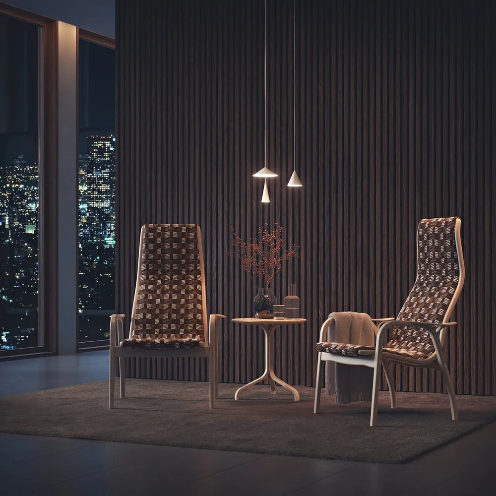 라미노 에디션 2022 암체어 세트, Fabric brown Swedese | 스웨데제