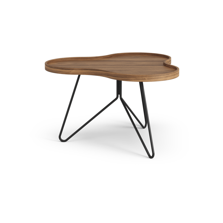 플라워 ��모노 테이블 스페셜 에디션 62x66 cm, H39 cm-lacquered walnut-black lacquered steel Swedese | 스웨데제