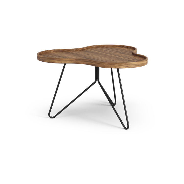 플라워 모노 테이블 스페셜 에디션 62x66 cm, H39 cm-lacquered walnut-black lacquered steel Swedese | 스웨데제