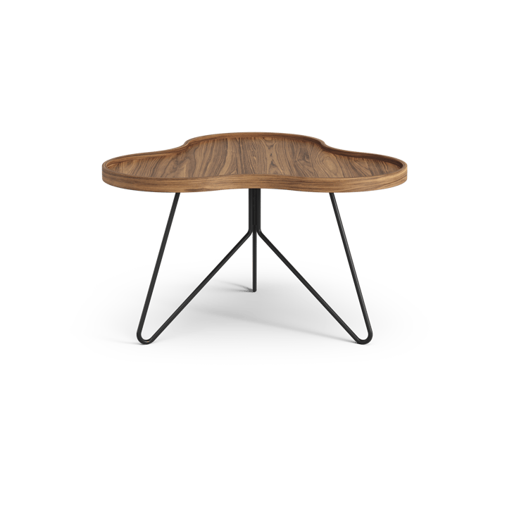 플라워 모노 테이블 스페셜 에디션 62x66 cm, H39 cm-lacquered walnut-black lacquered steel Swedese | 스웨데제