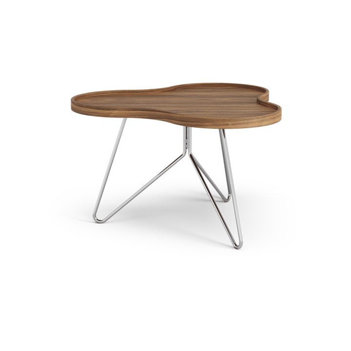플라워 모노 테이블 스페셜 에디션 62x66 cm, H39 cm-lacquered walnut-chromed steel Swedese | 스웨데제