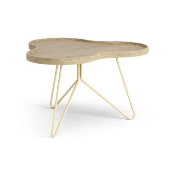 플라워 모노 테이블 62x66 cm - H39 cm Oak laquered - Swedese | 스웨데제
