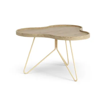 플라워 모노 테이블 62x66 cm - H39 cm Oak laquered - Swedese | 스웨데제