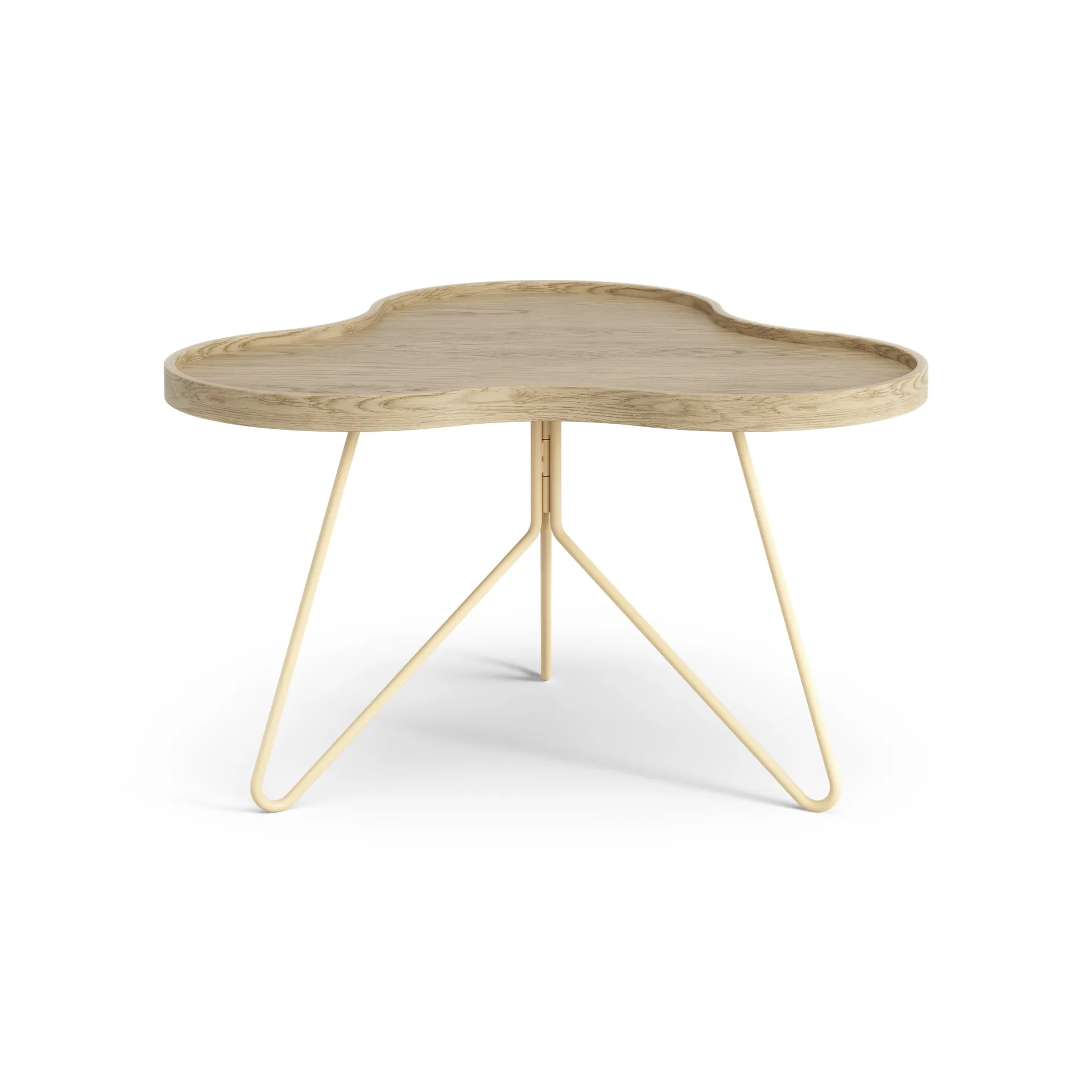 플라워 모노 테이블 62x66 cm, H39 cm Oak laquered Swedese | 스웨데제