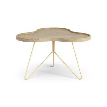 플라워 모노 테이블 62x66 cm - H39 cm Oak laquered - Swedese | 스웨데제
