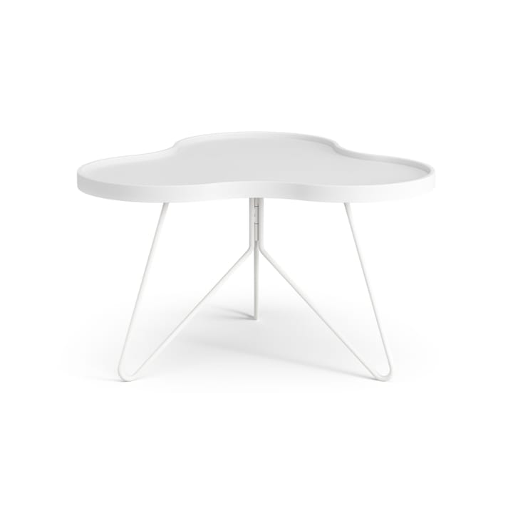 플라워 모노 테이블 62x66 cm, H39 cm 애쉬 화이트 글레이즈드 Swedese | 스웨데제