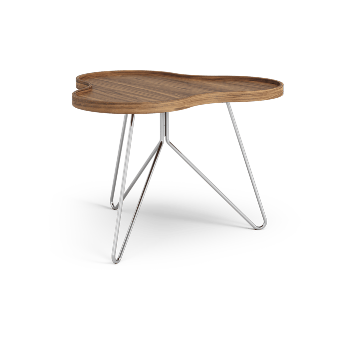 플라워 모노 테이블 스페셜 에디션 62x66 cm - H45 cm-lacquered walnut-chromed steel - Swedese | 스웨데제