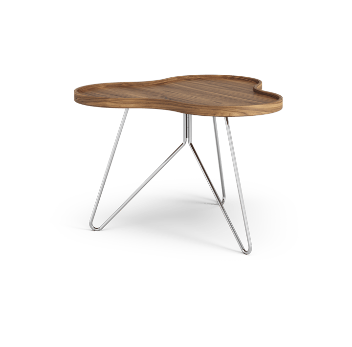 플라워 모노 테이블 스페셜 에디션 62x66 cm, H45 cm-lacquered walnut-chromed steel Swedese | 스웨데제