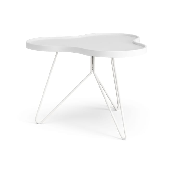 플라워 모노 테이블 62x66 cm, H45 cm 애쉬 화이트 글레이즈드 Swedese | 스웨데제