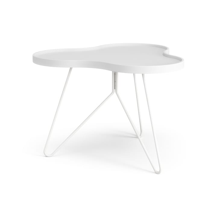 플라워 모노 테이블 62x66 cm, H45 cm 애쉬 화이트 글레이즈드 Swedese | 스웨데제