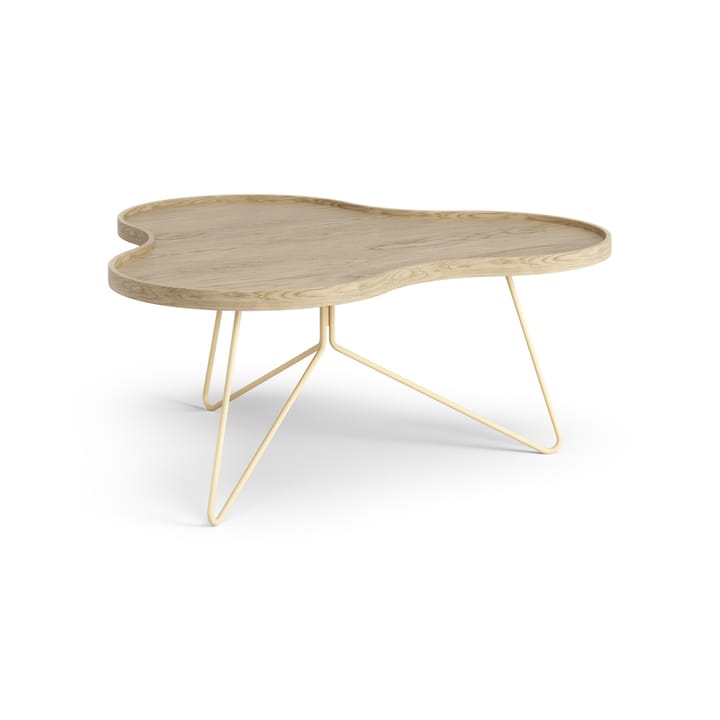플라워 모노 테이블 84x90 cm - H39 cm Oak laquered - Swedese | 스웨데제
