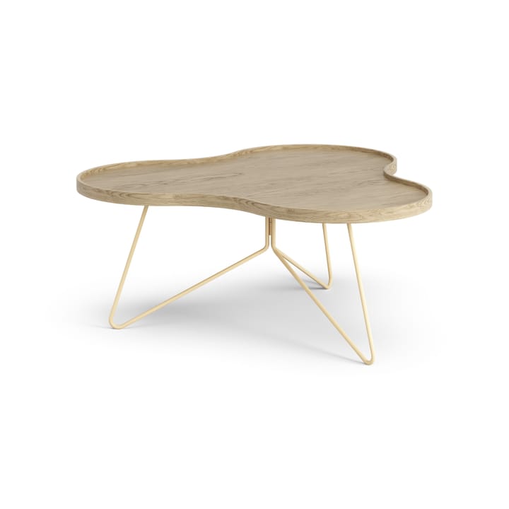 플라워 모노 테이블 84x90 cm, H39 cm Oak laquered Swedese | 스웨데제