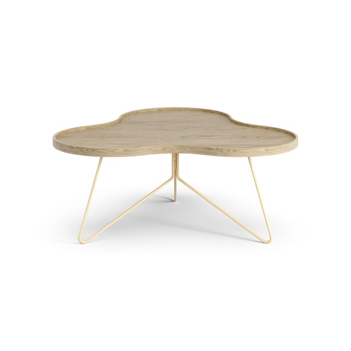 플라워 모노 테이블 84x90 cm, H39 cm Oak laquered Swedese | 스웨데제