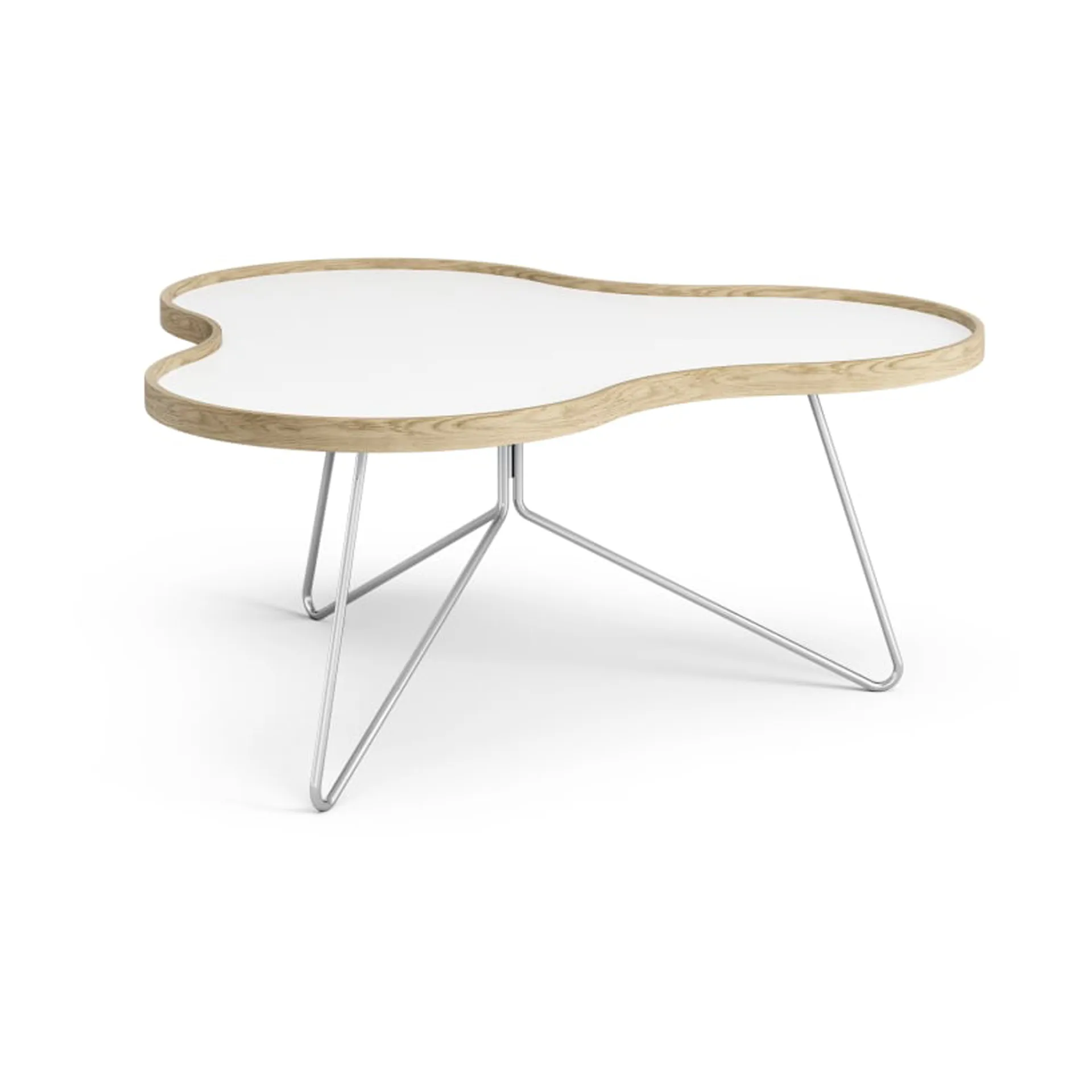 플라워 테이블 84x90 cm, H39 cm 오크 도장 Swedese | 스웨데제