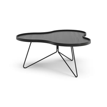 플라워 모노 테이블 84x90 cm - H39 cm 애쉬 블랙 글레이즈드 - Swedese | 스웨데제