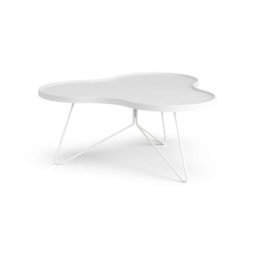 플라워 모노 테이블 84x90 cm - H39 cm 애쉬 화이트 글레이즈드 - Swedese | 스웨데제