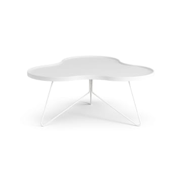 플라워 모노 테이블 84x90 cm - H39 cm 애쉬 화이트 글레이즈드 - Swedese | 스웨데제