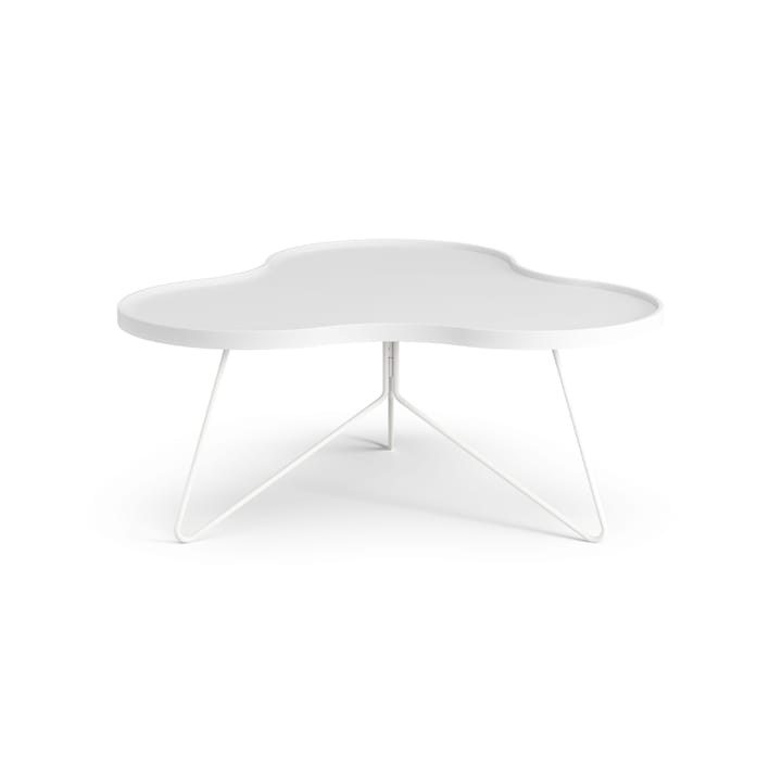플라워 모노 테이블 84x90 cm, H39 cm 애쉬 화이트 글레이즈드 Swedese | 스웨데제