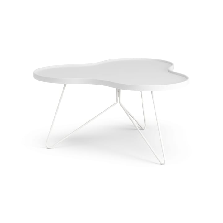 플라워 모노 테이블 84x90 cm, H45 cm 애쉬 화이트 글레이즈드 Swedese | 스웨데제