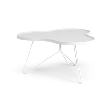 플라워 모노 테이블 84x90 cm - H45 cm 애쉬 화이트 글레이즈드 - Swedese | 스웨데제