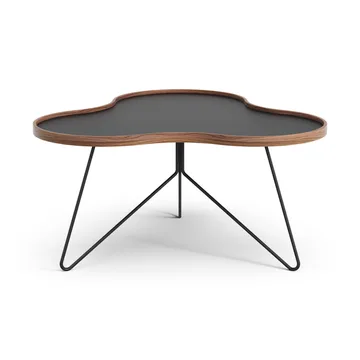 Flower 테이블 84x90 cm - H45-블랙-월넛-블랙 프레임 - Swedese | 스웨데제