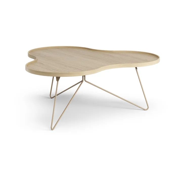 Flower mono 테이블 107x114 cm - H: 45 cm, 래커 마감 오크-nutmeg (beige) RAL1019 - Swedese | 스웨데제