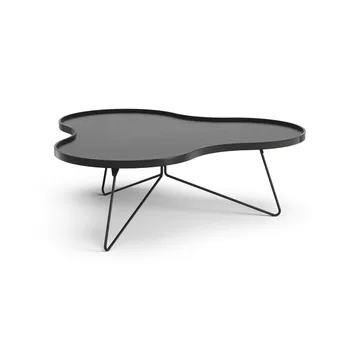 Flower mono 테이블 107x114 cm - H39 cm 블랙 스테인 마감 물푸레나무 - Swedese | 스웨데제