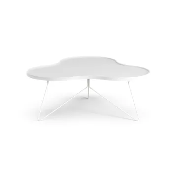 Flower mono 테이블 107x114 cm - H45 cm 화이트 스테인 마감 물푸레나무 - Swedese | 스웨데제