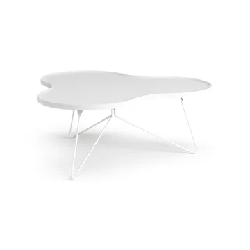 Flower mono 테이블 107x114 cm - H45 cm 화이트 스테인 마감 물푸레나무 - Swedese | 스웨데제