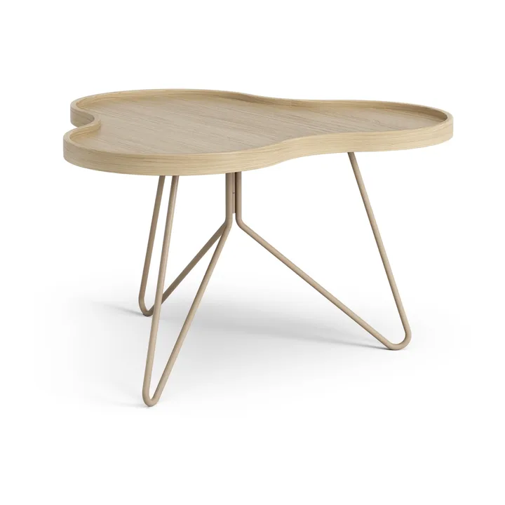 Flower mono 테이블 62x66 cm - H39 lacquered oak-nutmeg RAL1019 - Swedese | 스웨데제