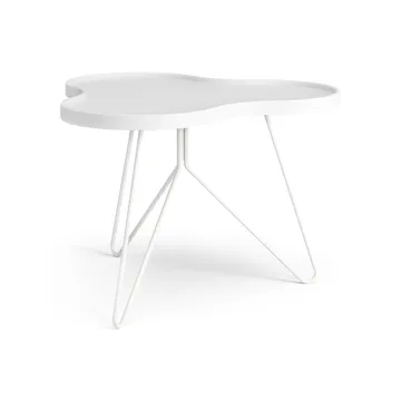Flower mono 테이블 62x66 cm - H45 cm 화이트 스테인 마감 물푸레나무 - Swedese | 스웨데제