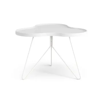 Flower mono 테이블 62x66 cm - H45 cm 화이트 스테인 마감 물푸레나무 - Swedese | 스웨데제