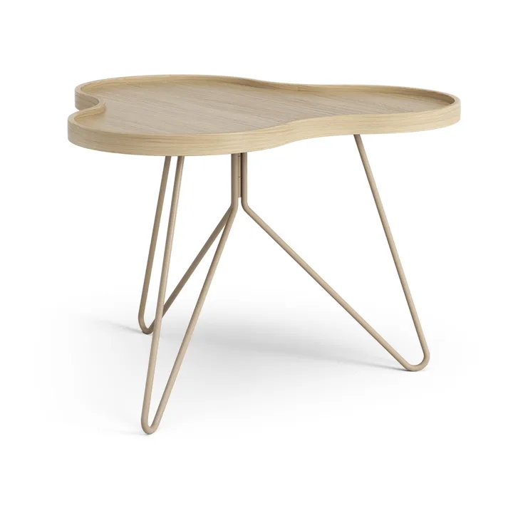 Flower mono 테이블 62x66 cm - H45 lacquered oak-nutmeg RAL1019 - Swedese | 스웨데제