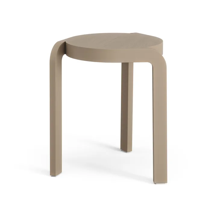 스핀 H 라운드 스툴 H44 cm - 애쉬-넛메그, Ø32x44 cm - Swedese | 스웨데제