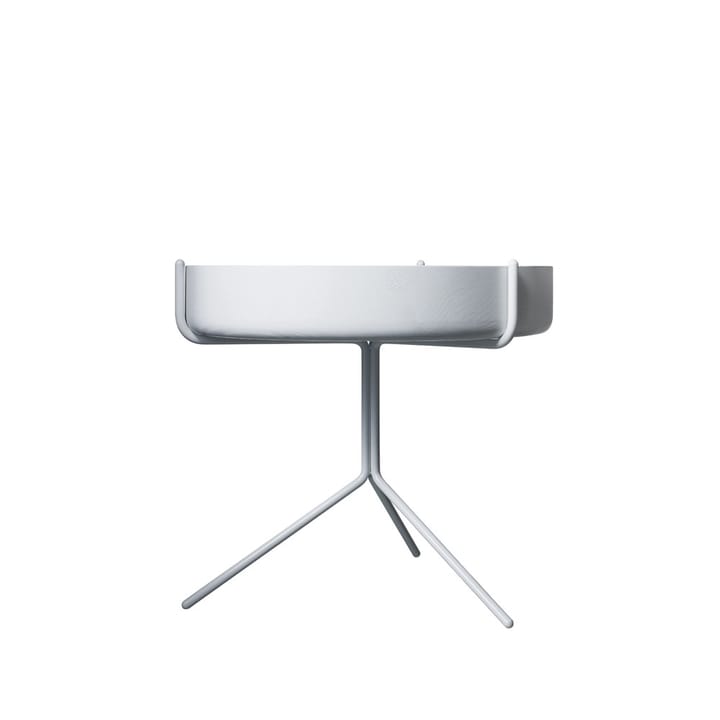 드럼 테이블 - 화이트 글레이즈드-h.36cm-화이트 스탠드 - Swedese | 스웨데제