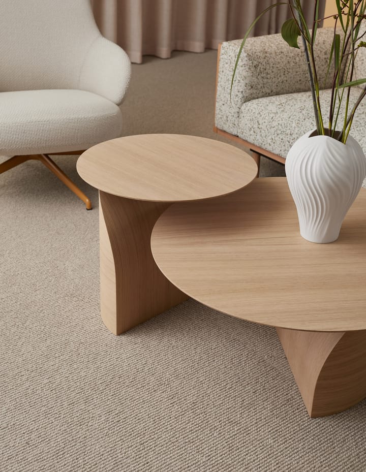 사보아 커피 테이블 H40 cm, Oak white pigmented Swedese | 스웨데제