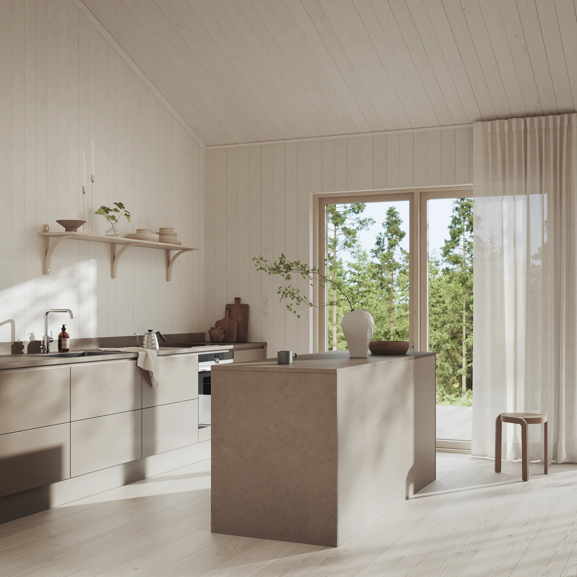 레비 선반, Ilke blue, stainless steel, 2 shelves, 90 cm Swedese | 스웨데제