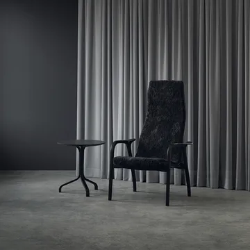 Lamino 테이블 Ø46x49 cm - Black-stained beech - Swedese | 스웨데제