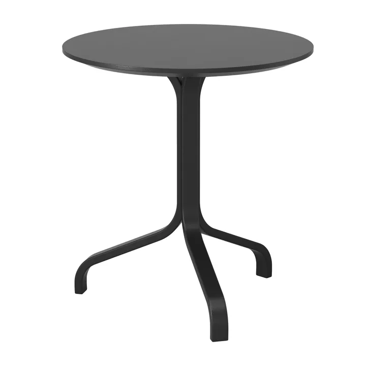 Lamino 테이블 Ø46x49 cm - Black-stained beech - Swedese | 스웨데제