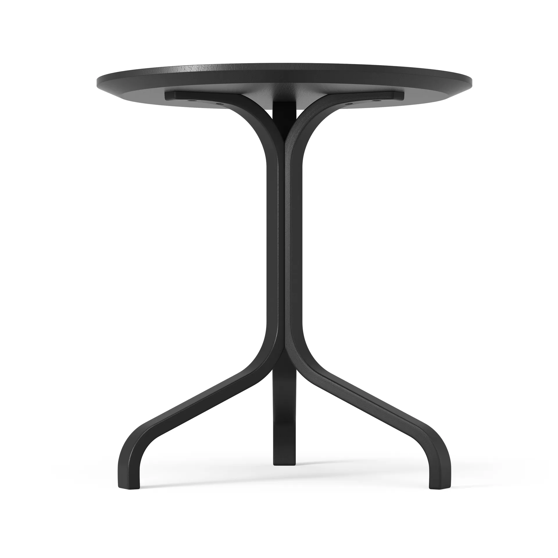 Lamino 테이블 Ø46x49 cm, Black-stained beech Swedese | 스웨데제