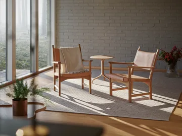 Lamino 테이블 Ø46x49 cm - Lacquered beech - Swedese | 스웨데제