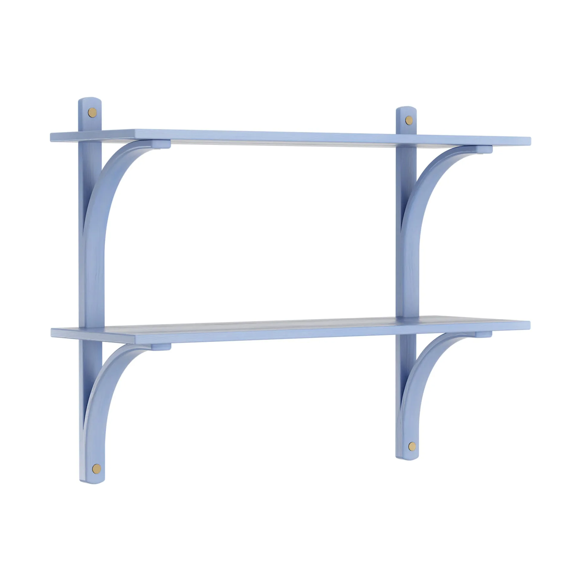 Levi 선반, Ilke blue-brass, 2 shelves, 90 cm Swedese | 스웨데제