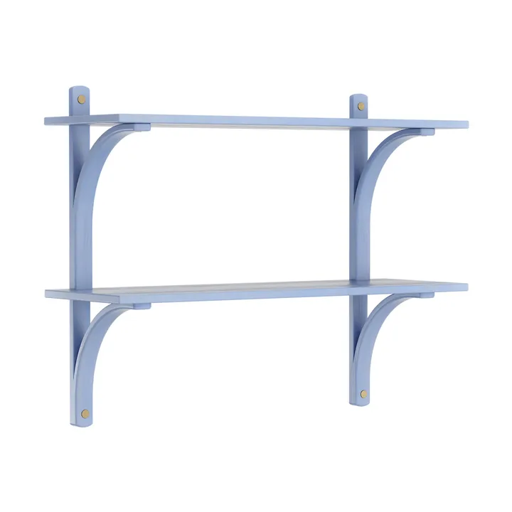 Levi 선반 - Ilke blue-brass, 2 shelves, 90 cm - Swedese | 스웨데제