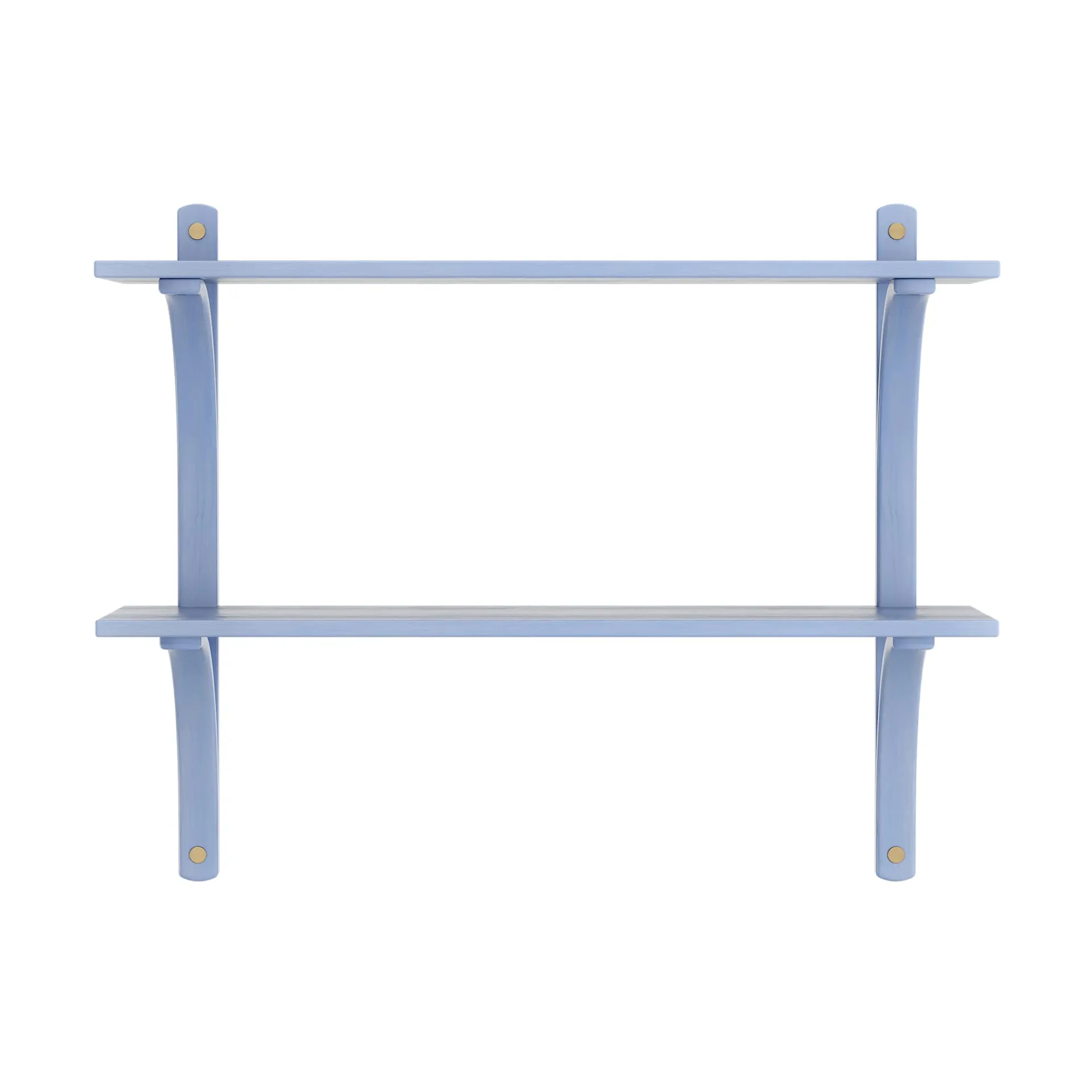 Levi 선반, Ilke blue-brass, 2 shelves, 90 cm Swedese | 스웨데제