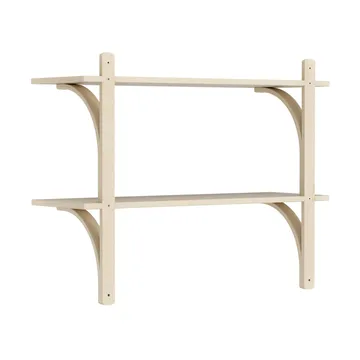 Levi 선반 - Lacquered ash-brass, 2 shelves, 90 cm - Swedese | 스웨데제