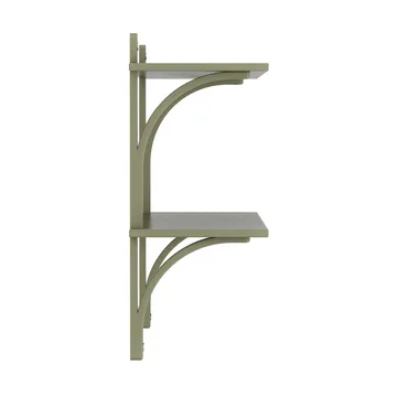 Levi 선반 - Moss green-stainless steel, 2 shelves, 90 cm - Swedese | 스웨데제