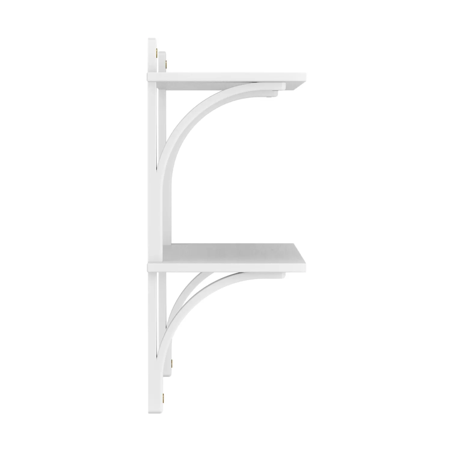 Levi 선반, White ash-brass, 2 shelves, 90 cm Swedese | 스웨데제