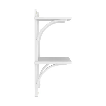 Levi 선반 - White ash-brass, 2 shelves, 90 cm - Swedese | 스웨데제
