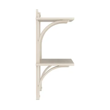 Levi 선반 - White-stained ash-brass, 2 shelves, 90 cm - Swedese | 스웨데제